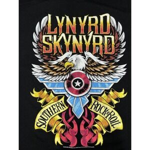 Lynyrd Skynyrd Southern‎ Rock & Roll Slim Fit T-shirt Women's X-Large Black